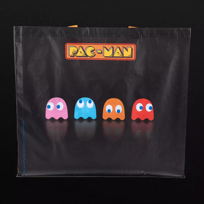 shopping-bag-konix-pacman-black-reutilizable