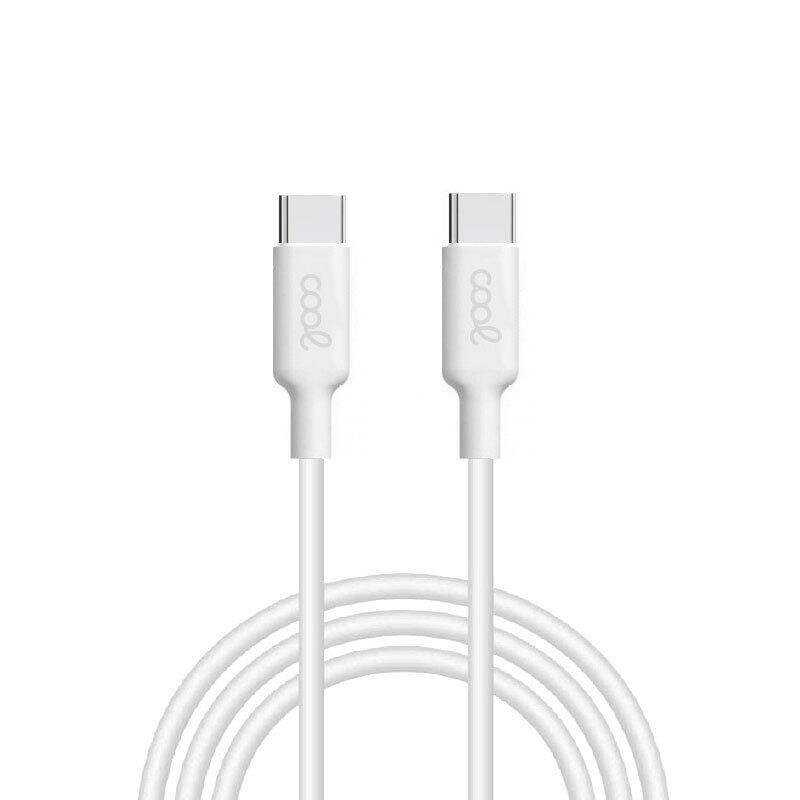 cool-cable-usb-tipo-c-a-tipo-c-1-metro-3-amp-blanco