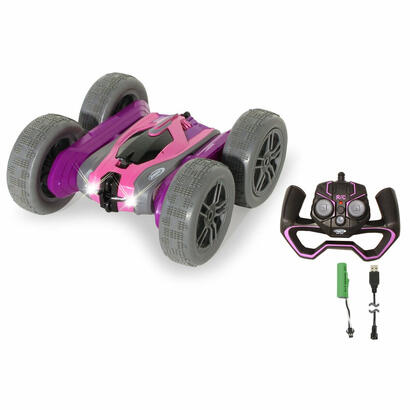 jamara-coche-de-acrobacias-spinx-24ghz-violeta-rosa