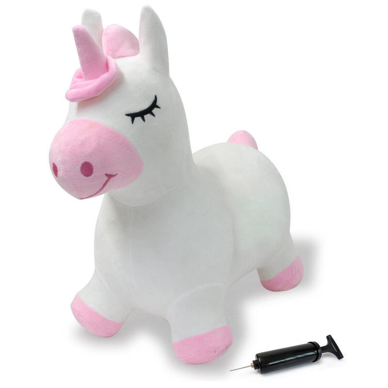 jamara-animal-hinchable-unicornio-con-funda-de-peluche-y-bomba jamara-animal-hinchable-unicornio-con-funda-de-peluche-y-bomba