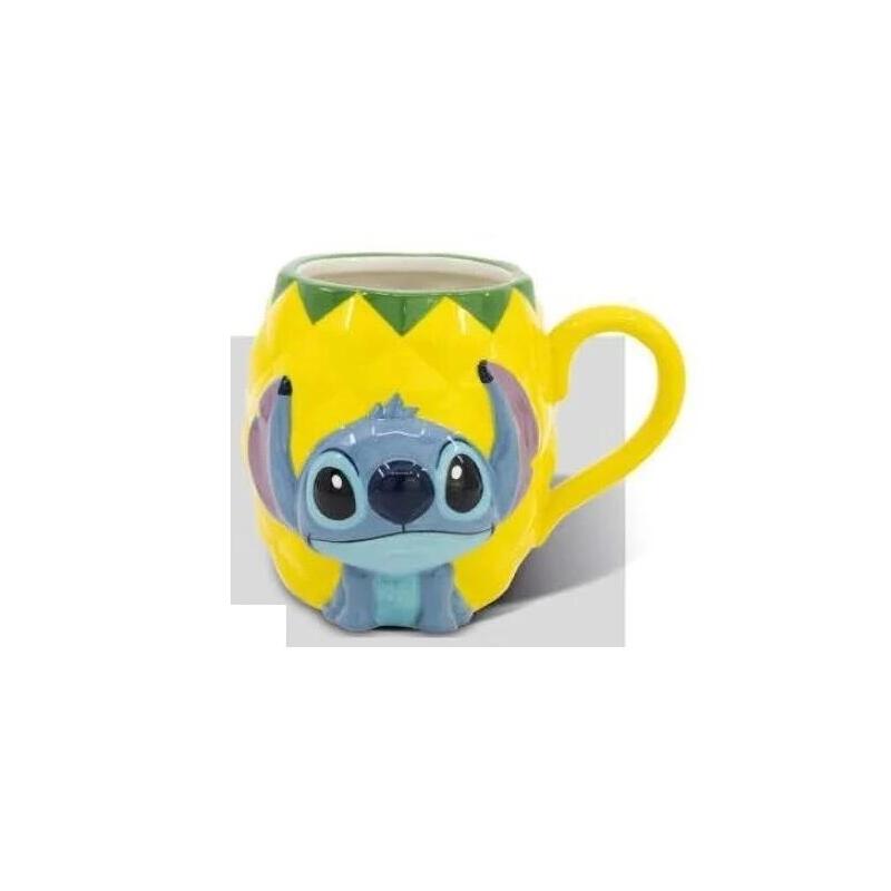 taza-ceramica-3d-415ml-stitch-pineapple