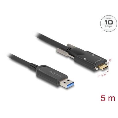 delock-aktives-optisches-cable-usb-10-gbps-typ-a-macho-a-tipo-c-macho-5-m