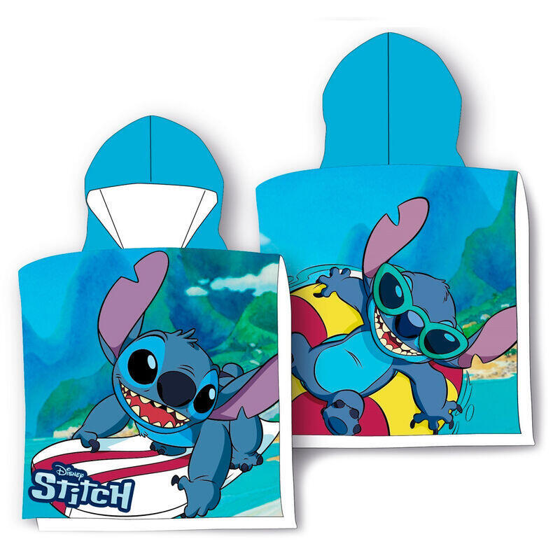 poncho-toalla-surf-stitch-disney-microfibra