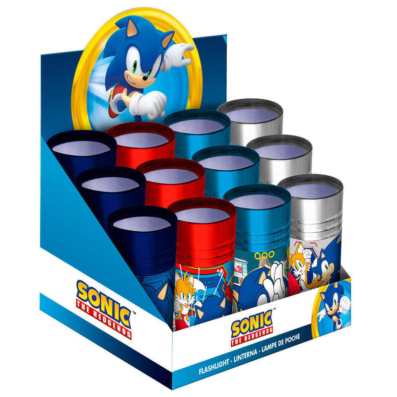 pack-de-12-unidades-linterna-led-sonic-the-hedgehog