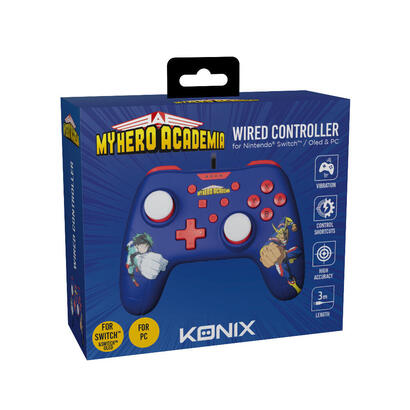 konix-my-hero-academia-mandogamepad-usb-compatible-con-nintendo-switch-y-pc-13-botones-cable-de-3m