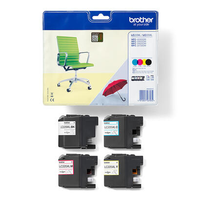 tinta-original-brother-lc-229-lc-225xl-alta-capacidad-multipack-cian-magenta-amarillo-negro