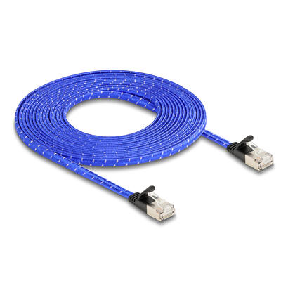 delock-rj45-cable-de-red-plano-trenzado-cat6a-uftp-5-m-azul