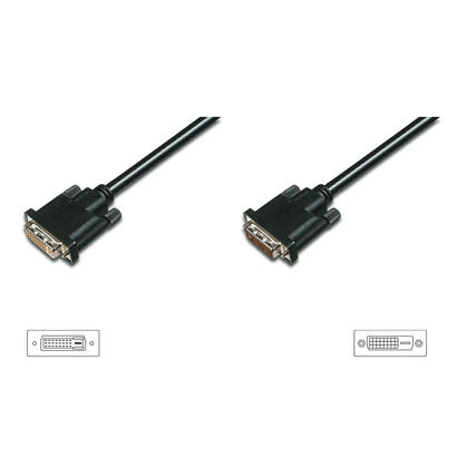 digitus-ak-320202-050-s-cable-dvi-5-m-dvi-d-negro