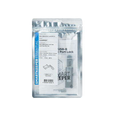 smartkeeper-essential-mini-usb-b-port-lock-ul04-lock-key-mini-u04-cerradura-de-embutir-codigo-de-color-gris-4-piezas-1-llave-ul0
