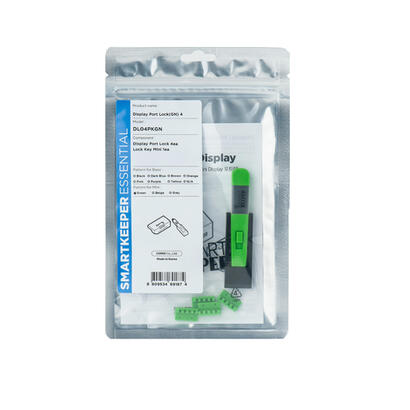 smartkeeper-essential-displayport-lock-dl04-lock-key-mini-u04-cerradura-de-embutir-codigo-de-color-verde-4-piezas-1-llave-dl04pk