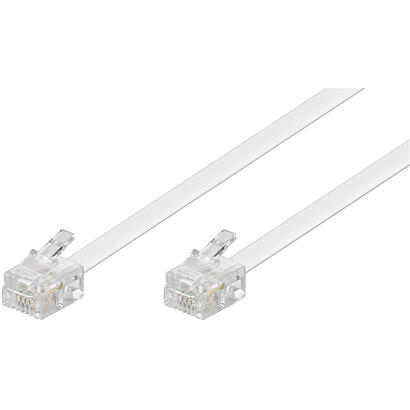 goobay-93067-cable-telefonico-3-m-blanco