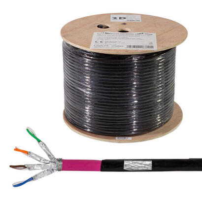 logilink-erdverlegecable-sftp-cat7-awg23-1000mhz-negro-250m