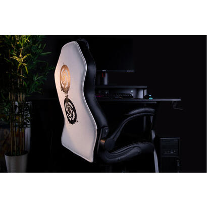 silla-gamer-konix-jujutsu-kaisen-gran-comodidad-y-ergonomia-clase-4-100-mm-color-blanco-y-negro