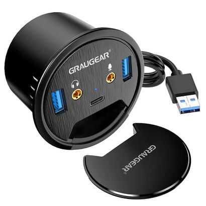 graugear-g-thub-au-60-hub-de-interfaz-usb-32-gen-1-31-gen-1-type-a-negro