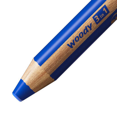 stabilo-lapices-de-colores-woody-3-en-1-estuche-de-5-azul-ultramar