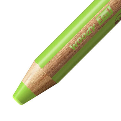 stabilo-lapices-de-colores-woody-3-en-1-estuche-de-5-verde-hoja