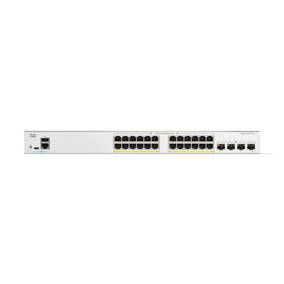 cisco-catalyst-1200-24p-4x-conmutador-l3-inteligente-24-x-101001000-poe-4-x-10gb-ethernet-sfp-montaje-en-rack-poe-195-w