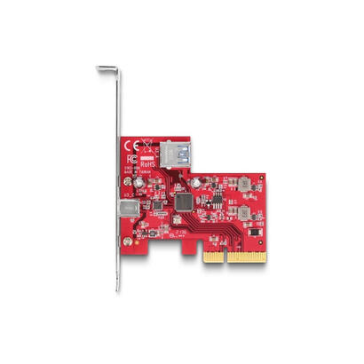 delock-90158-tarjetas-pci-express-x4-a-1-x-externo-usb-10-gbps-usb-type-c-hembra-1-x-interno-usb-10-gbps-tipo-a-hembra-factor-de