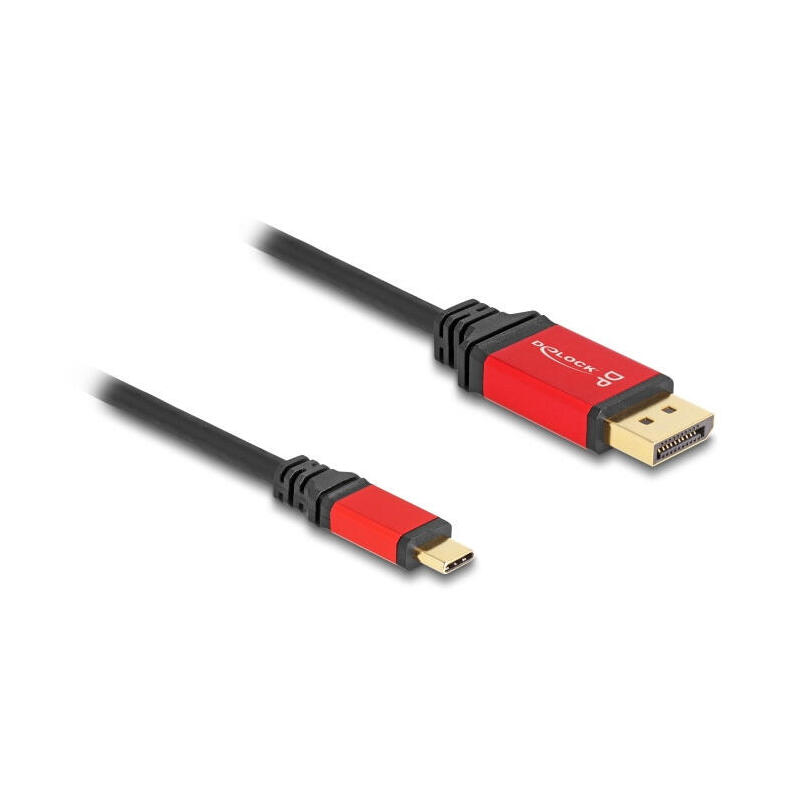 delock-80092-cable-usb-type-c-a-displayport-modo-dp-alt-8k-30-hz-con-funcion-hdr-1-m-rojo