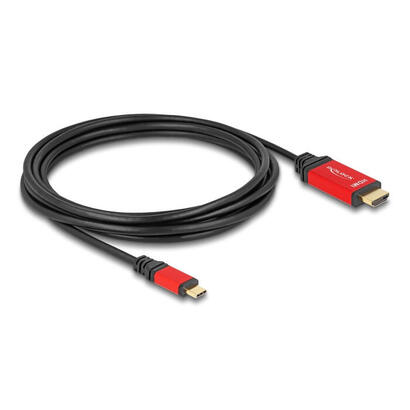 delock-80097-cable-usb-type-c-a-hdmi-modo-dp-alt-8k-60-hz-con-funcion-hdr-3-m-rojo