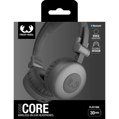 auriculares-fresh-n-rebel-code-core-inalambrico-usb-tipo-c-bluetooth-gris