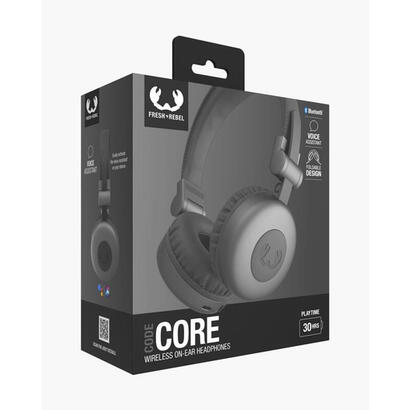 auriculares-fresh-n-rebel-code-core-inalambrico-usb-tipo-c-bluetooth-gris
