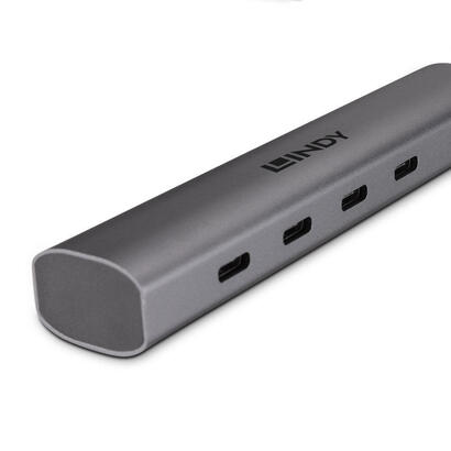 lindy-43384-hub-de-4-puertos-usb-tipo-c-10000-mbits-gris