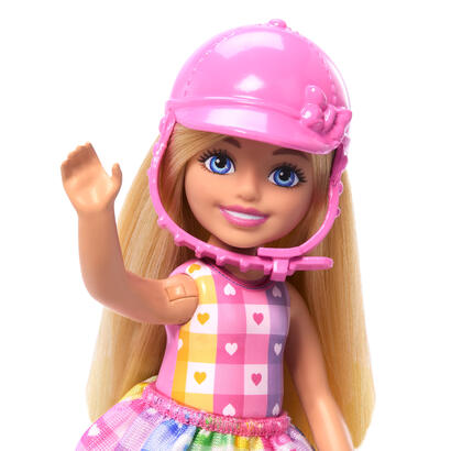 muneca-mattel-barbie-familia-y-amigos-chelsea-y-pony-htk29