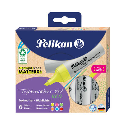 pelikan-textmarker-490-eco-set-6-neon