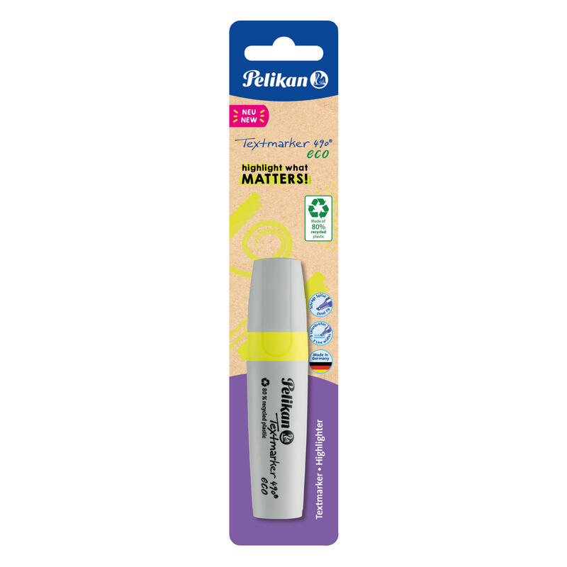 pelikan-textmarker-490-eco-1-pieza-neon-amarillo