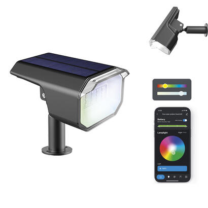 ksix-smartled-outdoor-foco-led-solar-rgbcct-ip65-control-por-app