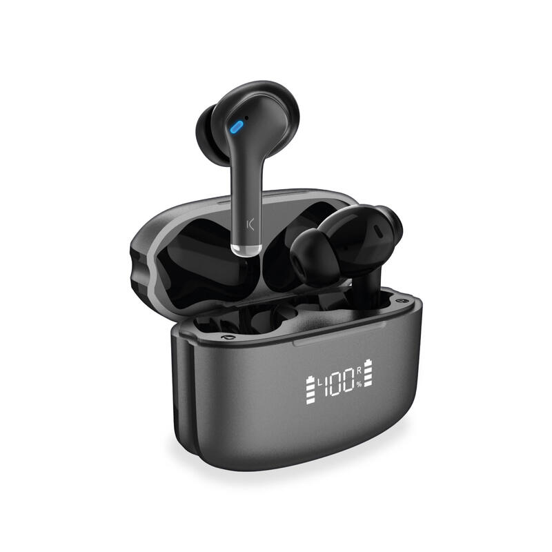 ksix-noise-cancel-3-auriculares-inalambricos-estuche-pantalla-anc-enc-color-negro