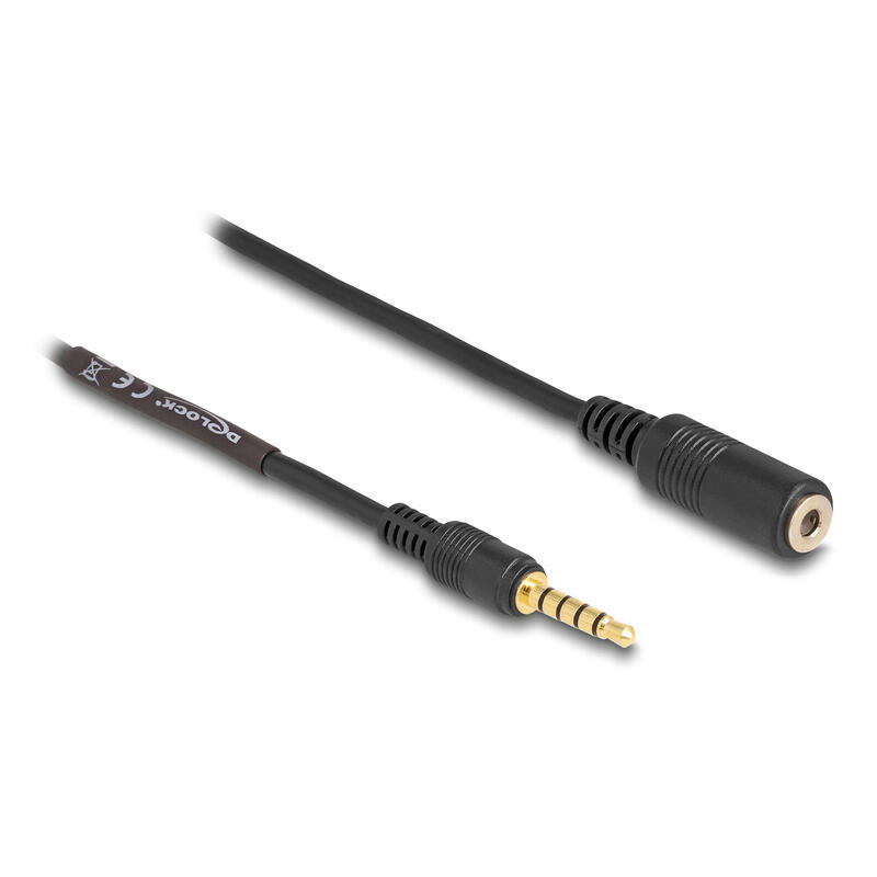 delock-85733-cable-de-extension-conector-estereo-35-mm-de-5-pines-macho-a-hembra-3-m-negro