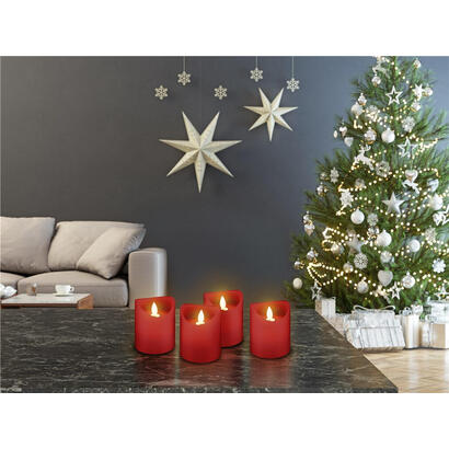 led-echtwachs-kerzen-4er-set-rojo-mit-timer-funktion