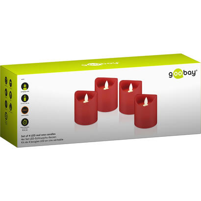 led-echtwachs-kerzen-4er-set-rojo-mit-timer-funktion