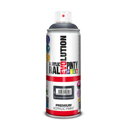 pack-de-2-unidades-pintura-en-spray-pintyplus-evolution-520cc-ral-7016-matt-anthracite-grey