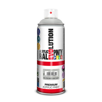 pack-de-2-unidades-pintura-en-spray-pintyplus-evolution-520cc-ral-7035-matt-light-grey