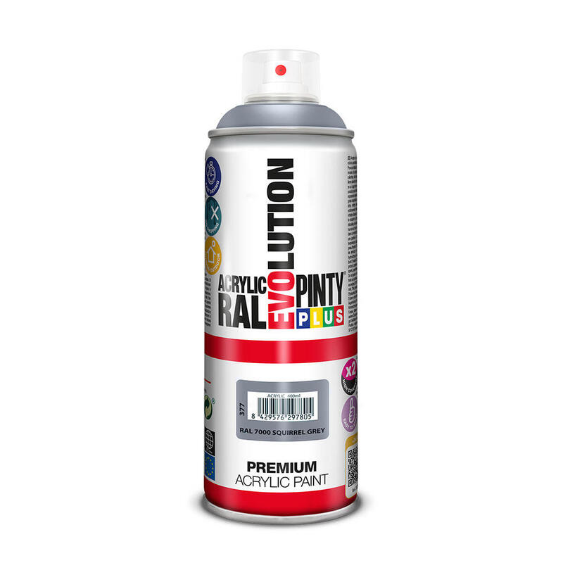 pintura-en-spray-pintyplus-evolution-520cc-ral-7000-squirrel-grey