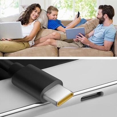 qoltec-52386-cargador-gan-power-pro-1xusb-c-65w-5-20v-3-325a-negro