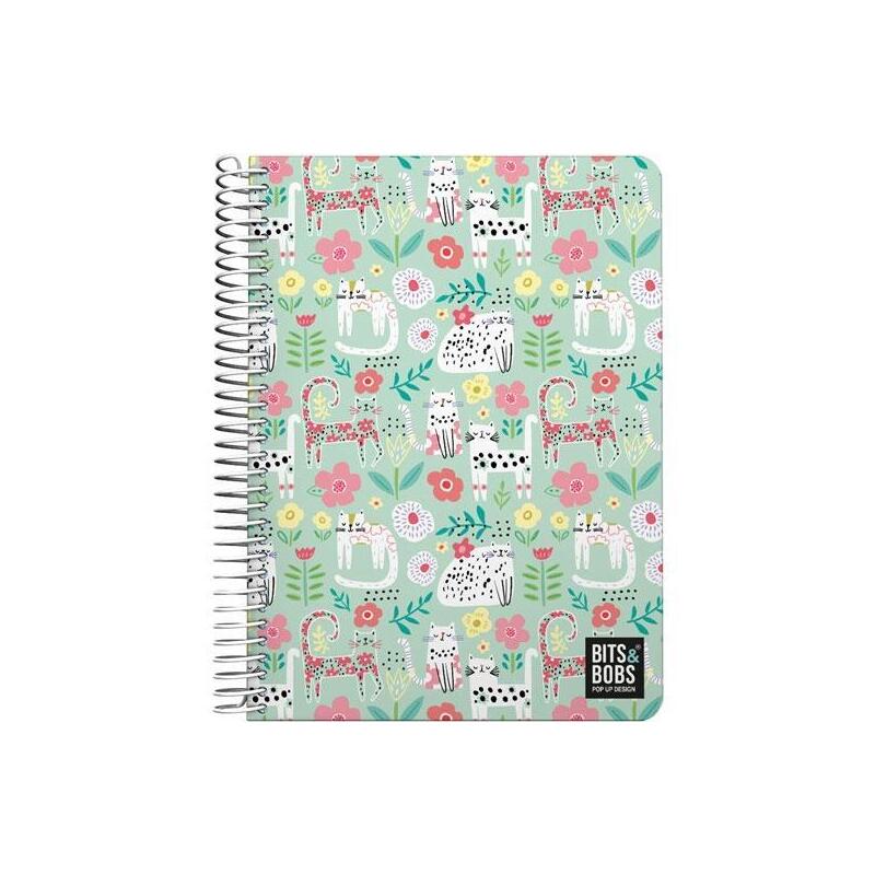 grafoplas-cuaderno-14-pp-80h-90gr-4x4mm-5-bandas-color-bitsbobs-24-cats-fsc