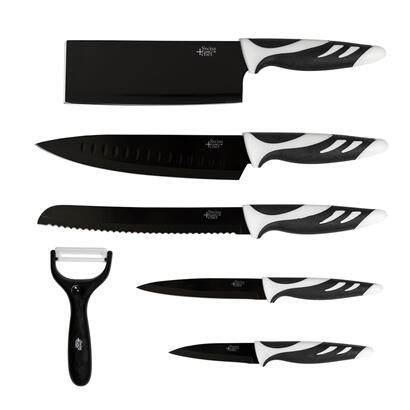 pack-6-cuchillos-cecotec-swiss-chef-negros