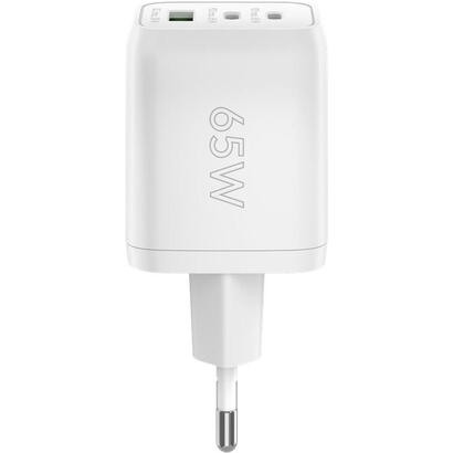 goobay-64754-cargador-1x-usb-a-2x-usb-c-65-w-blanco