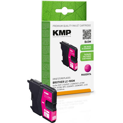 kmp-cartucho-brother-lc-985m-260-s-magenta-remanufactured