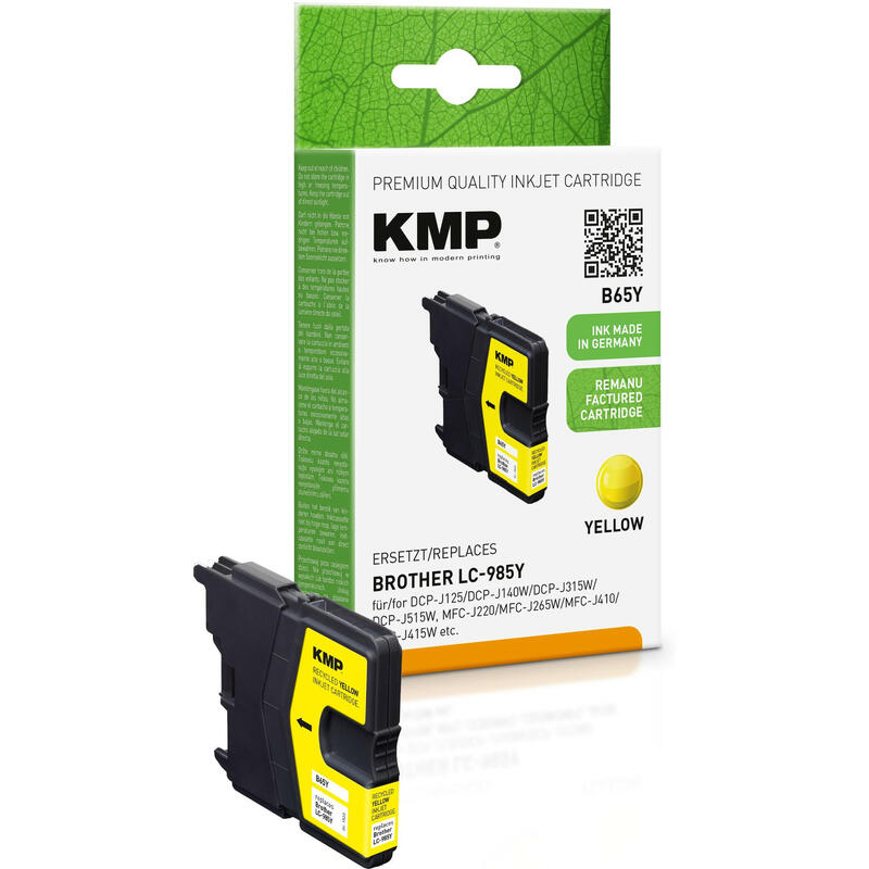 kmp-cartucho-brother-lc-985y-260-s-amarillo-remanufactured