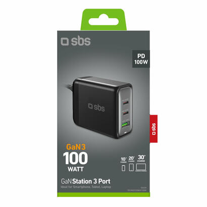 sbs-ladestation-100w-2x-usb-c1x-usb-gan-schwarz