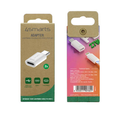 4smarts-adaptador-lightning-auf-usb-c-pd-27w-2er-set