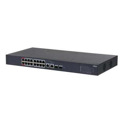dahua-cs4218-16et-240-switch-poe-16-puertos-10100-2-combo-gigabit-rj45sfp-uplink-240w-manejable-en-cloud-layer2