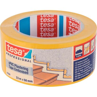 tesa-plastering-tape-spvc-33m-x-50mm-embossed-yellow-67001