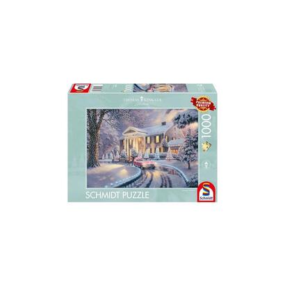 puzzle-schmidt-games-thomas-kinkade-studios-graceland-navidad-58781-1000-piezas