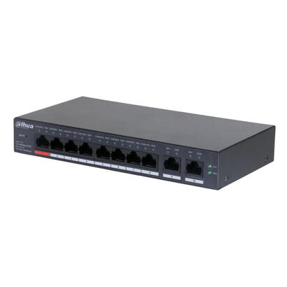 dahua-cs4010-8et-110-switch-poe-8-puertos-10100-2rj45-uplink-gigabit-110w-manejable-en-cloud-layer2